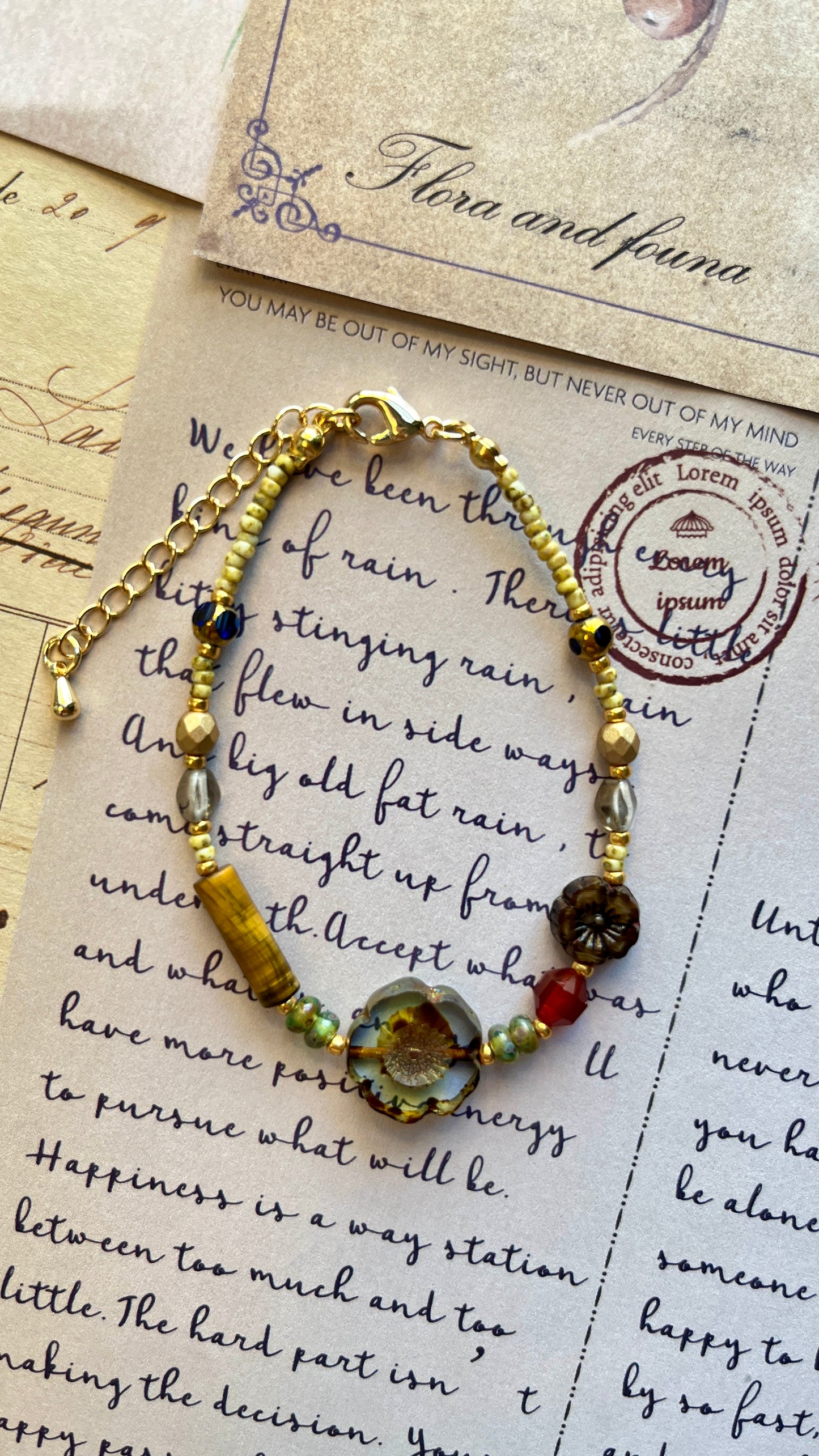 Handmade Bracelet|Caramel Macchiato