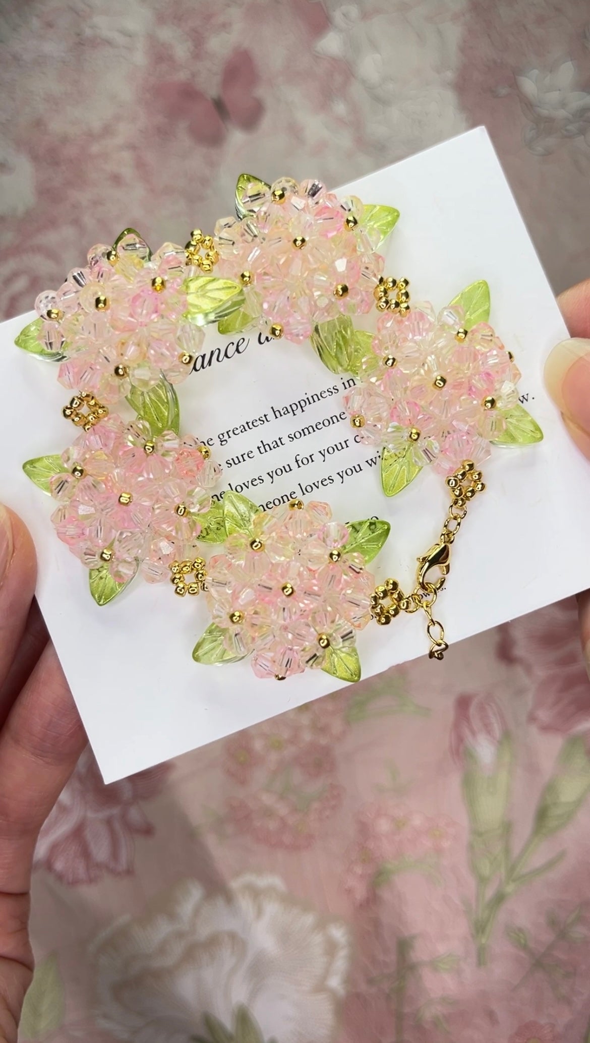 Handmade Bracelet|Hydrangeas