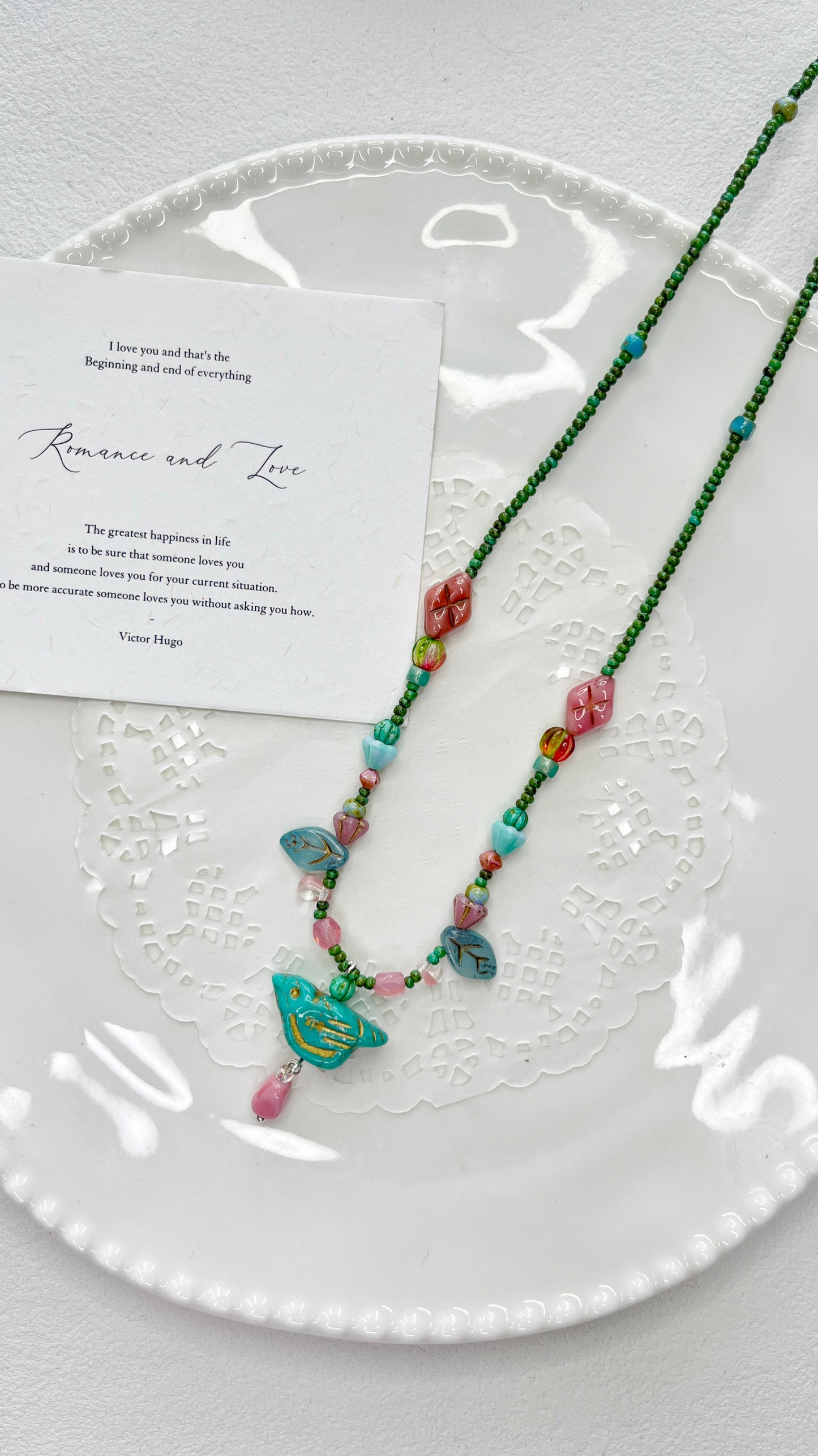 Handmade Necklace|Freedom Bird