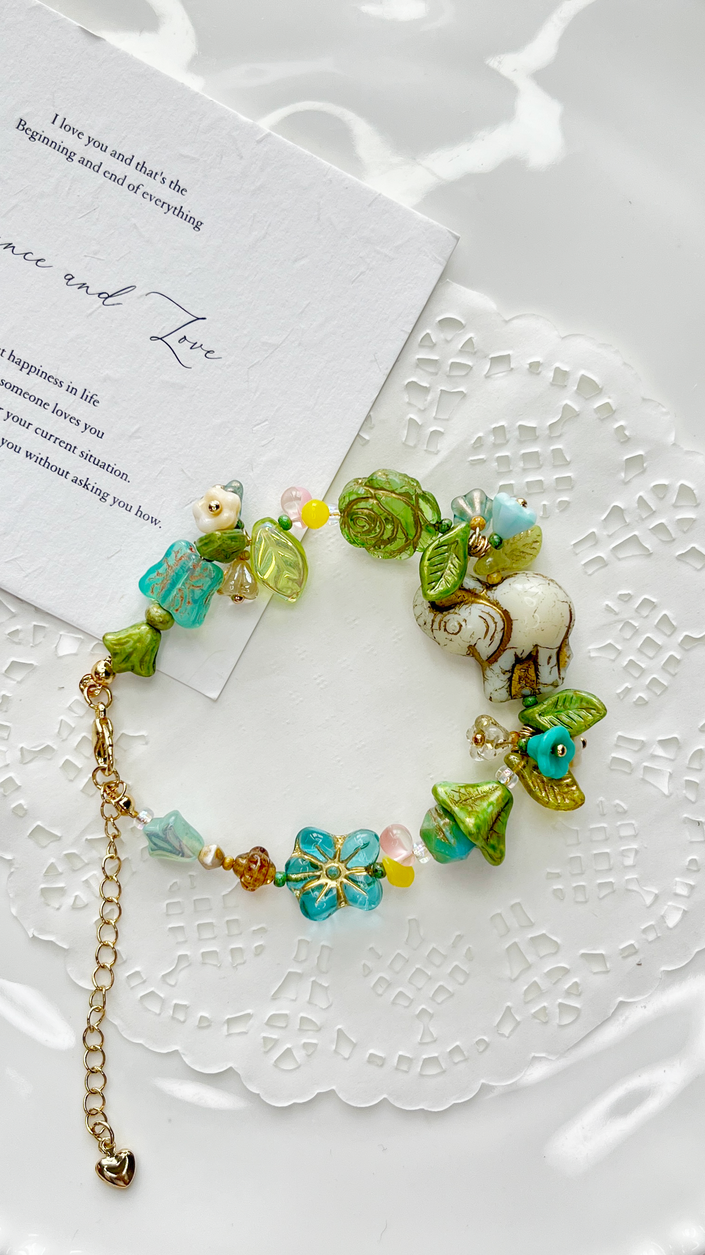 Handmade Bracelet| Elephant Walking in the Jungle