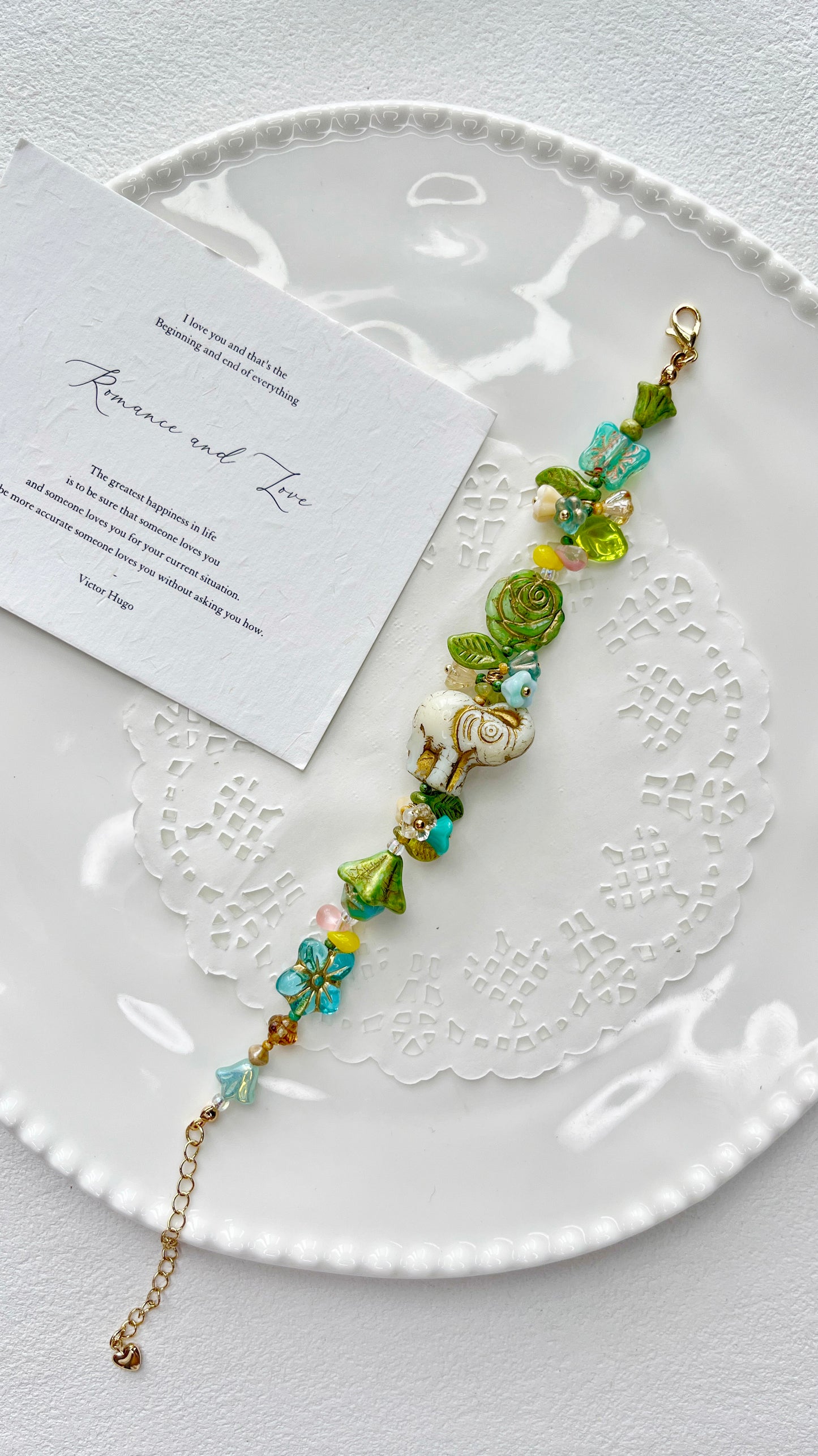 Handmade Bracelet| Elephant Walking in the Jungle