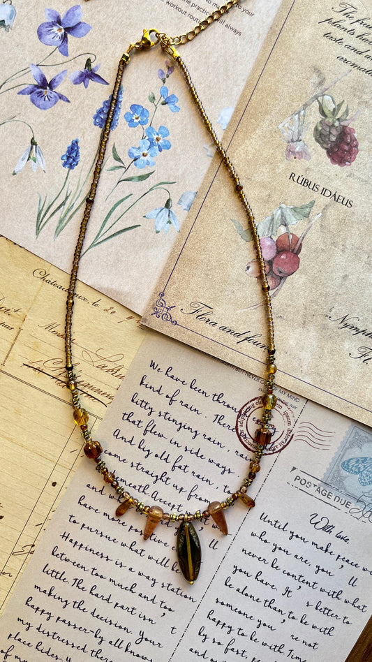 Handmade Necklace｜Amber Moments