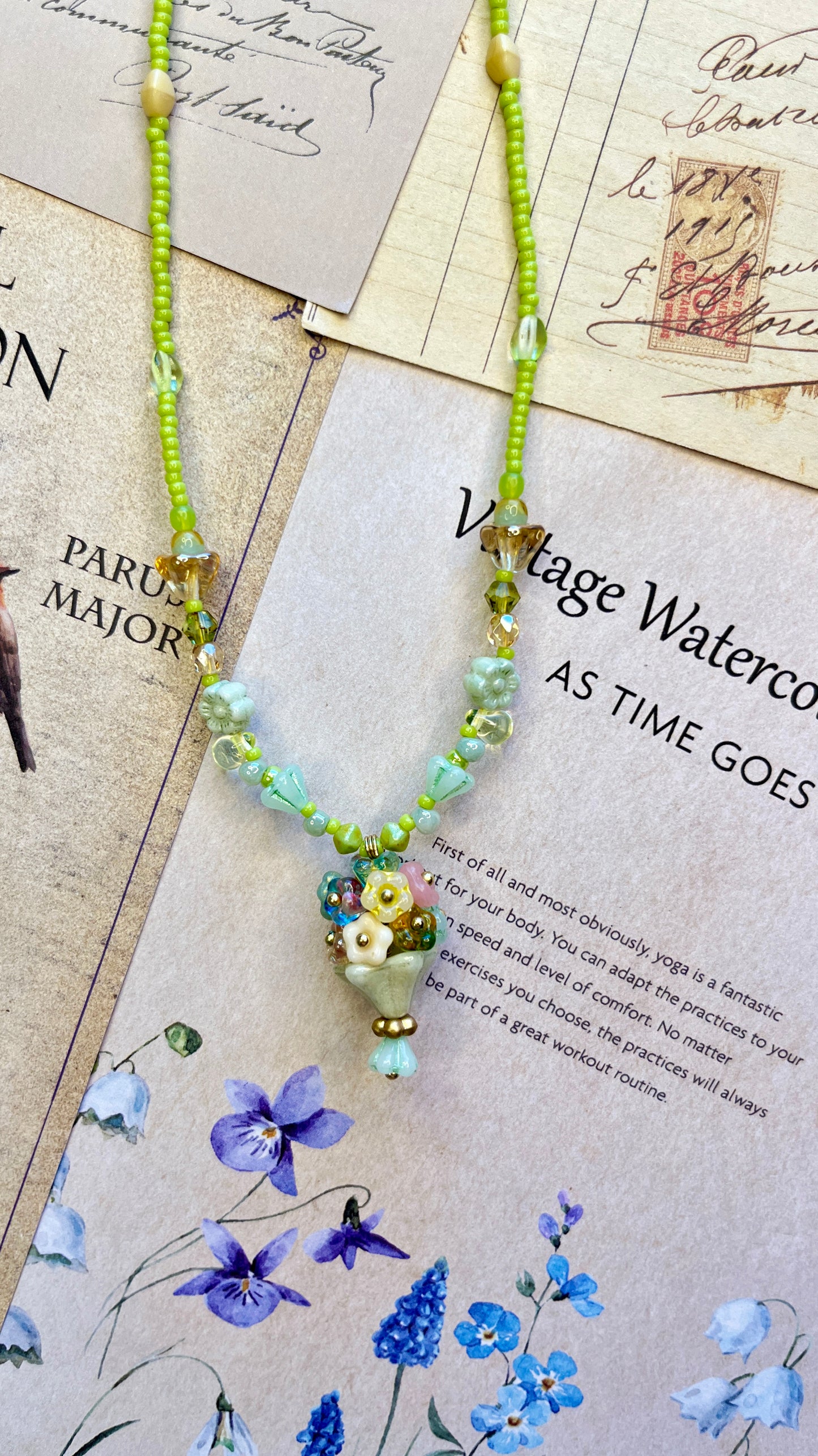 Handmade Necklace｜Spring Bouquet