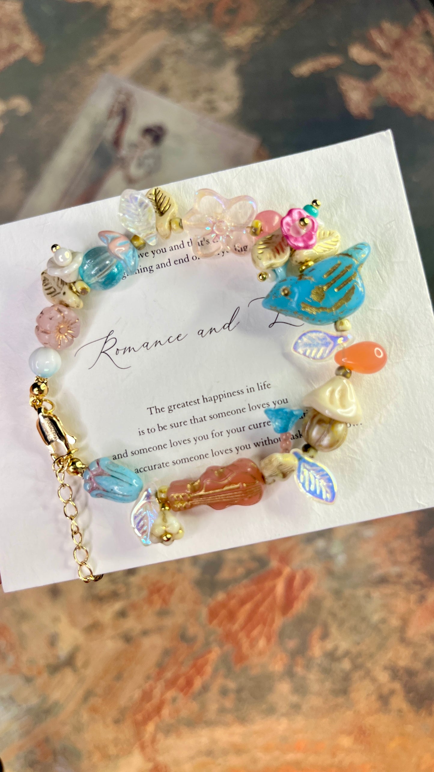 Handmade Bracelet｜Azure Blossom Flight