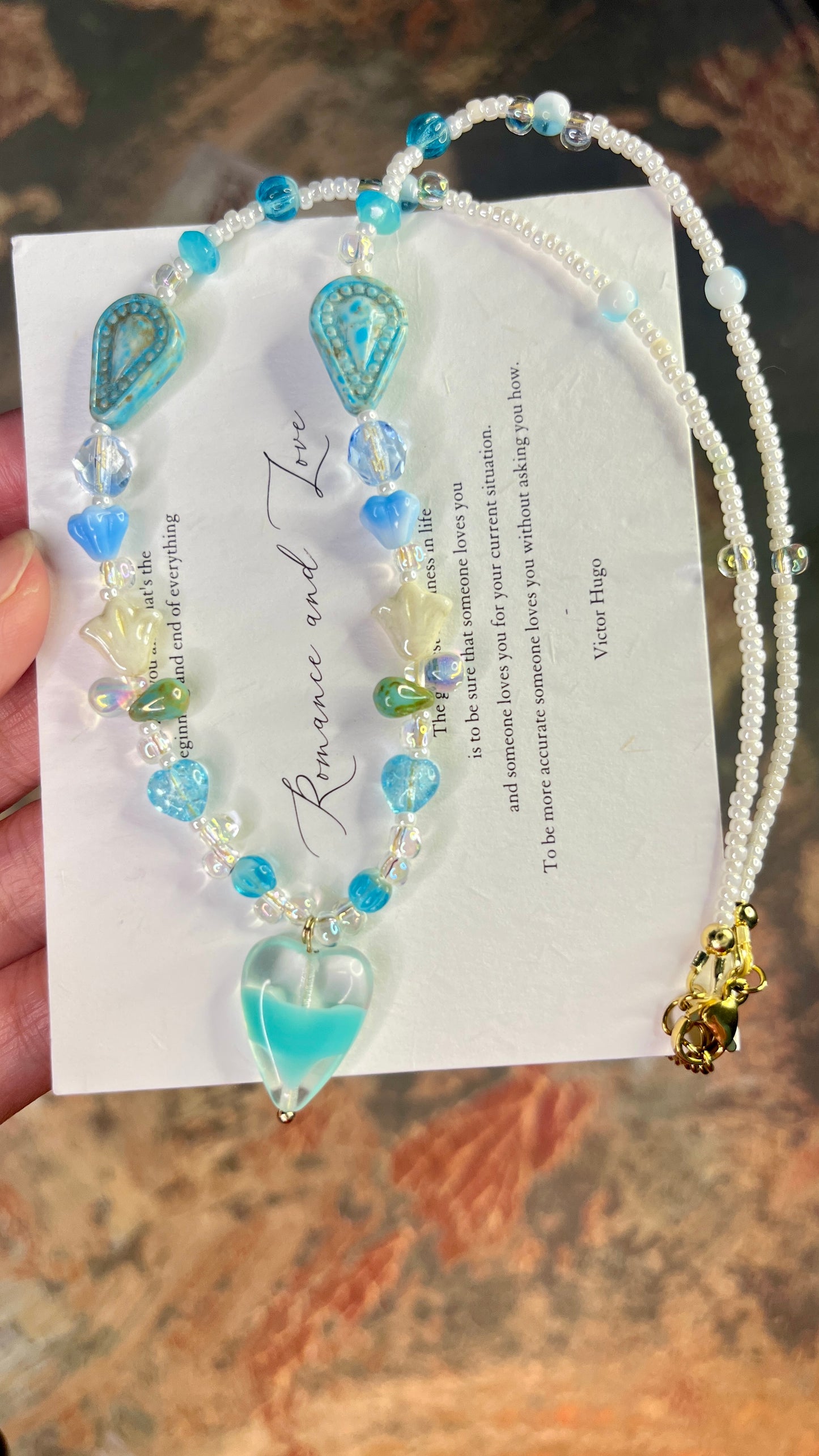 Handmade Necklace｜Heart of Ocean