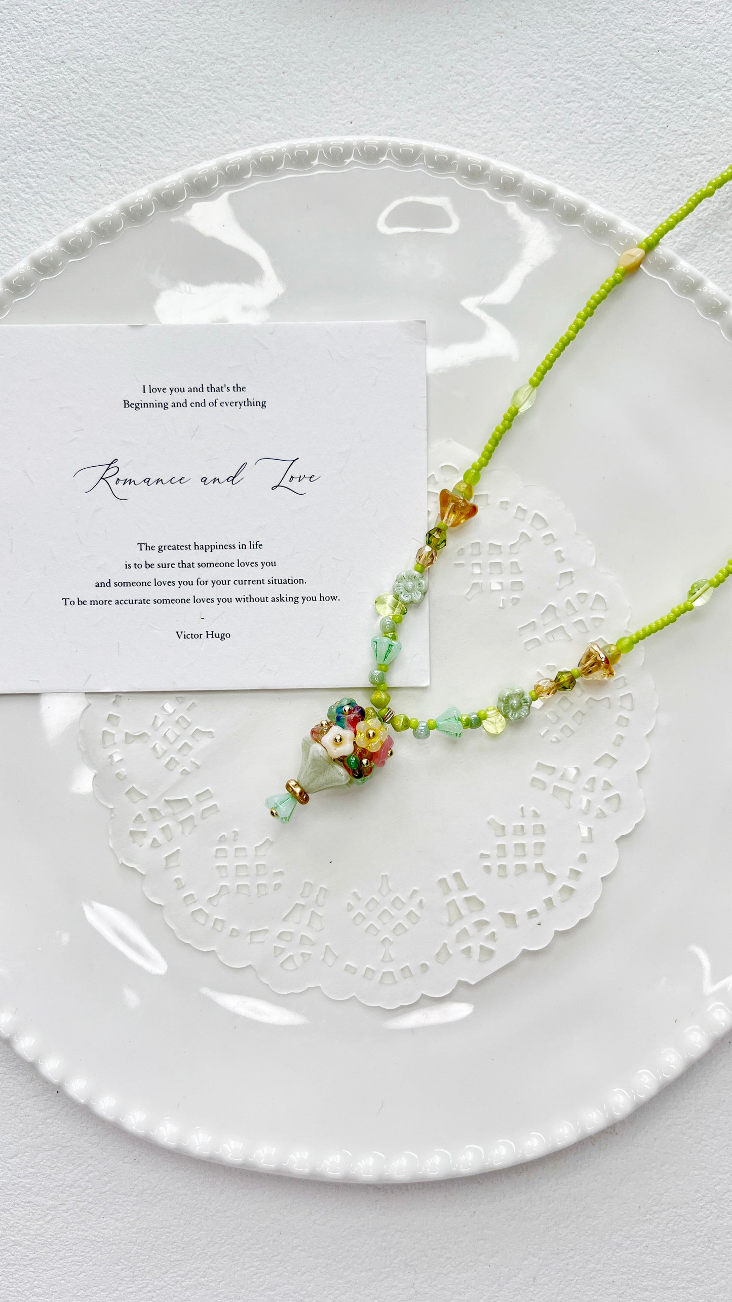 Handmade Necklace｜Spring Bouquet