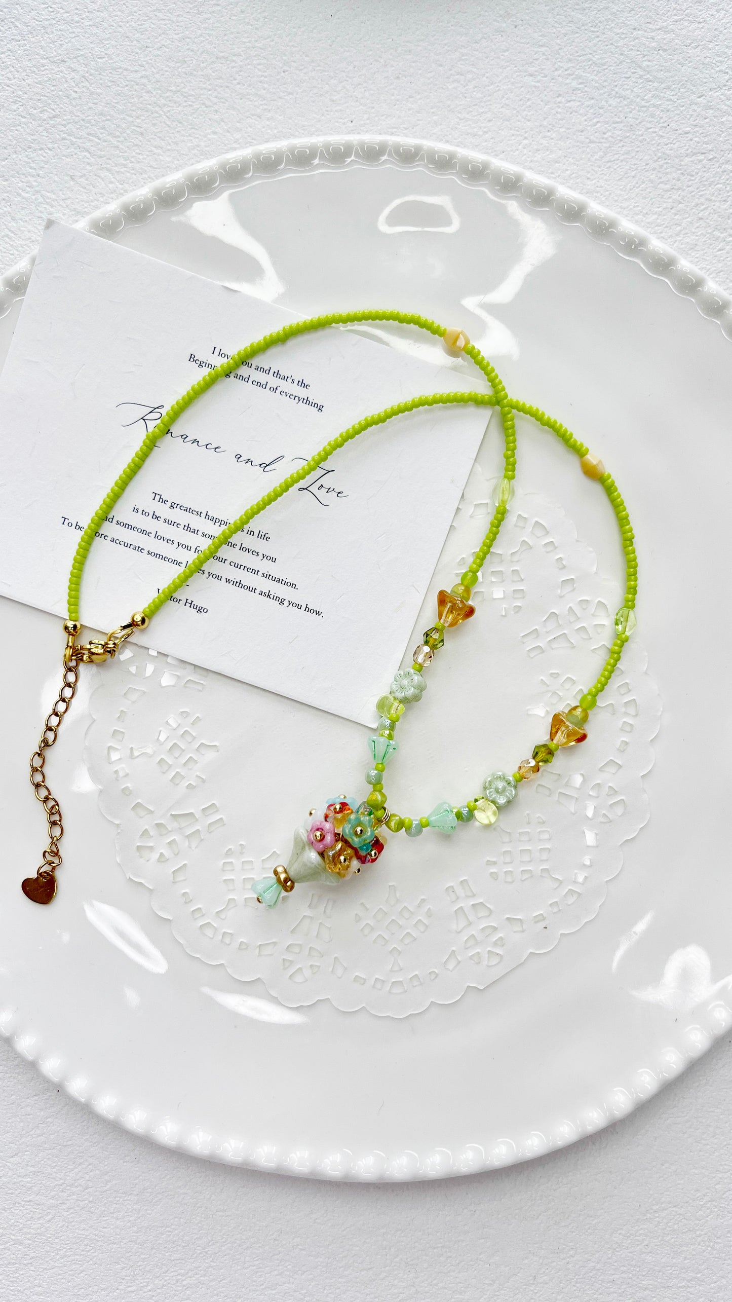 Handmade Necklace｜Spring Bouquet