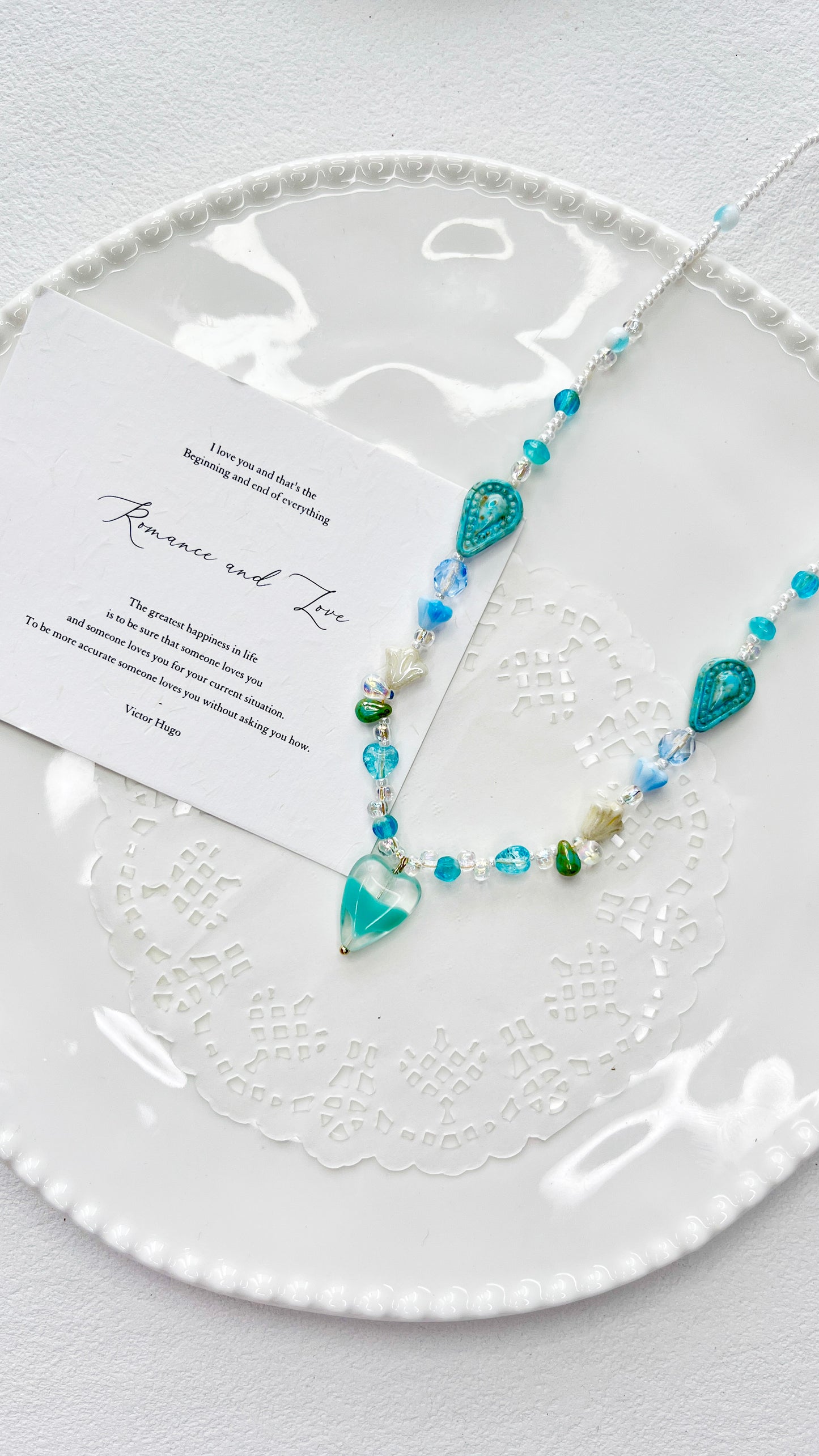 Handmade Necklace｜Heart of Ocean