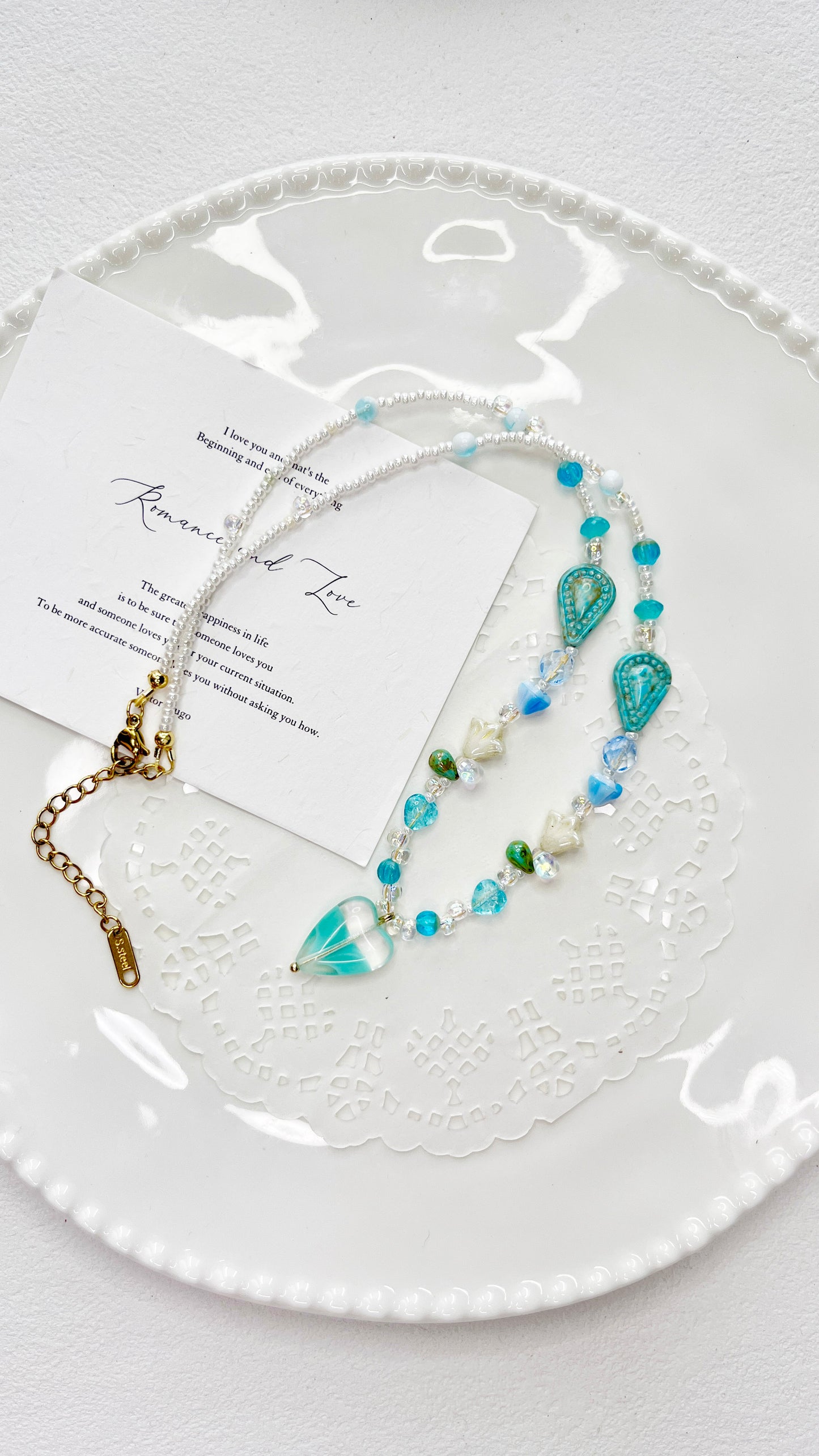 Handmade Necklace｜Heart of Ocean