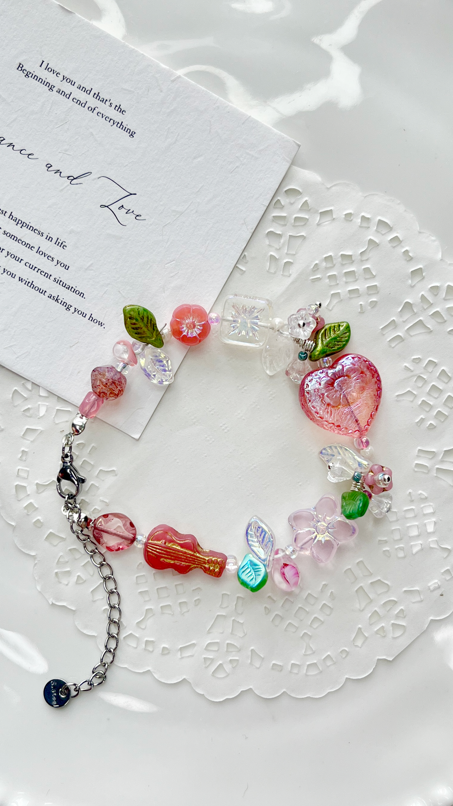 Handmade Bracelet｜Jungle Rose Locket