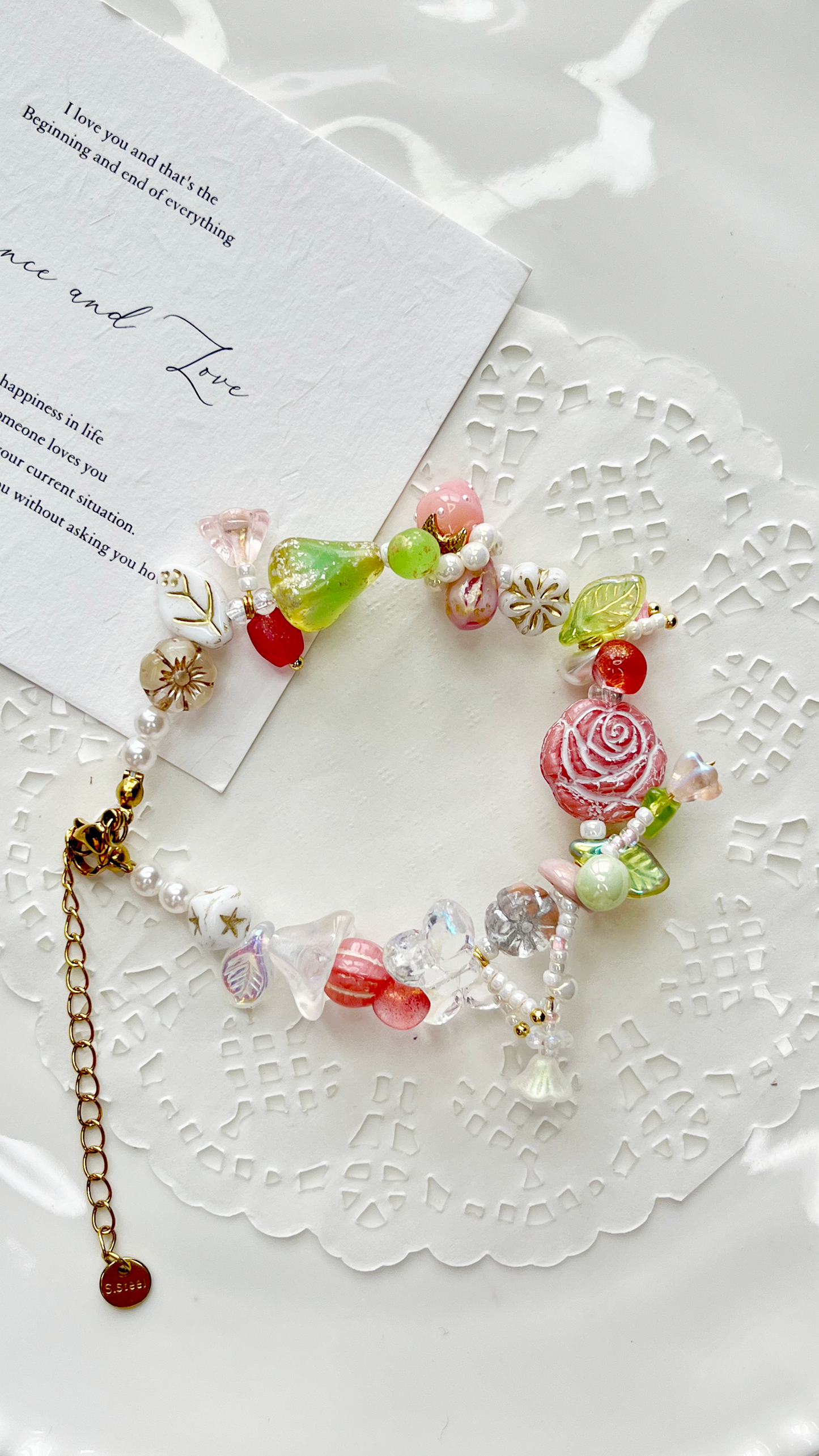 Handmade Bracelet｜Rosette Frost