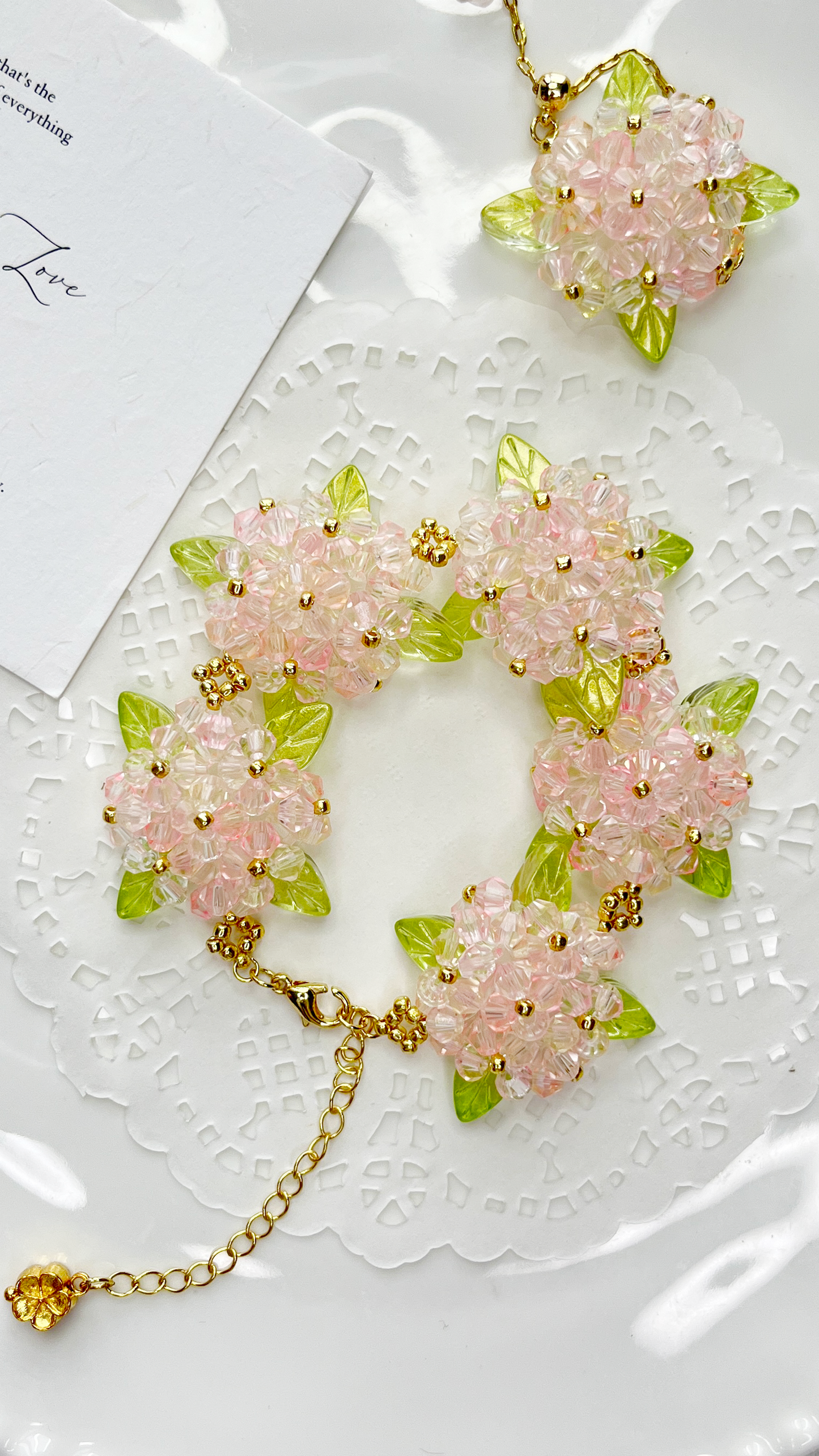 Handmade Bracelet｜Hydrangeas